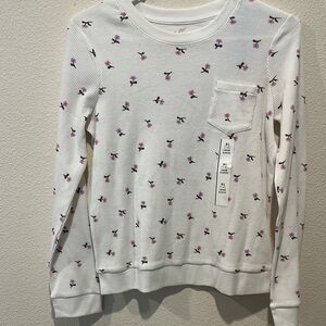 Floral Print Long Sleeve Top